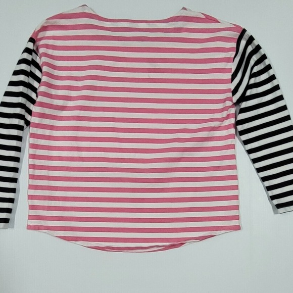 Vineyard Vines Striped Long Sleeve Tee Shirt Pink White navy blue Size S - Picture 8 of 8